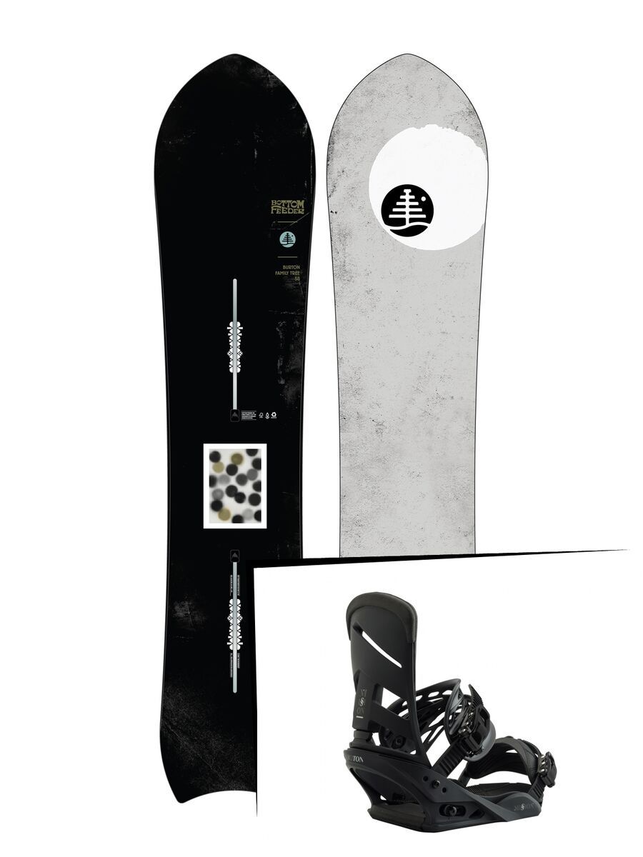 Set: Burton Family Tree Bottom Feeder 2019 + Burton Mission blackish - Bild 1