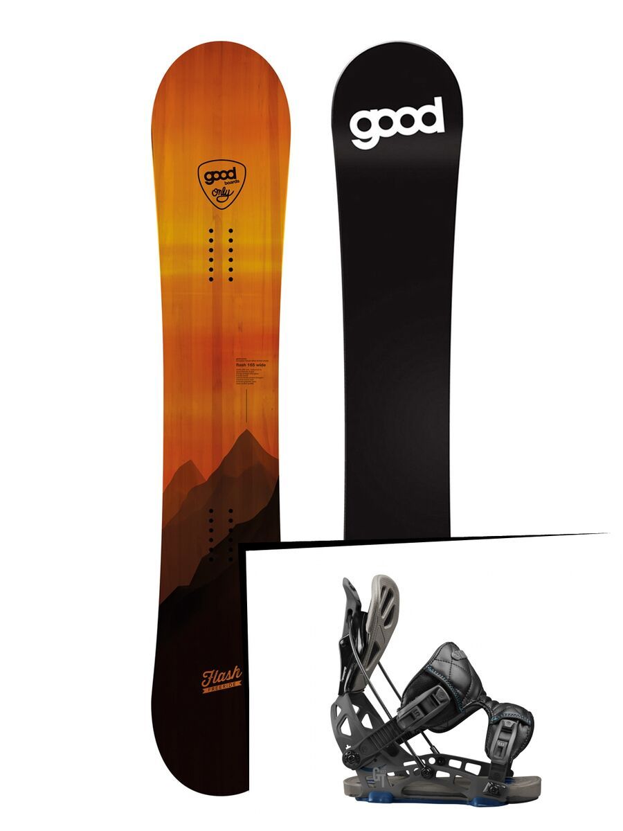Set: goodboards Flash Long 2017 + Flow NX2-GT (1718315S) - Bild 1