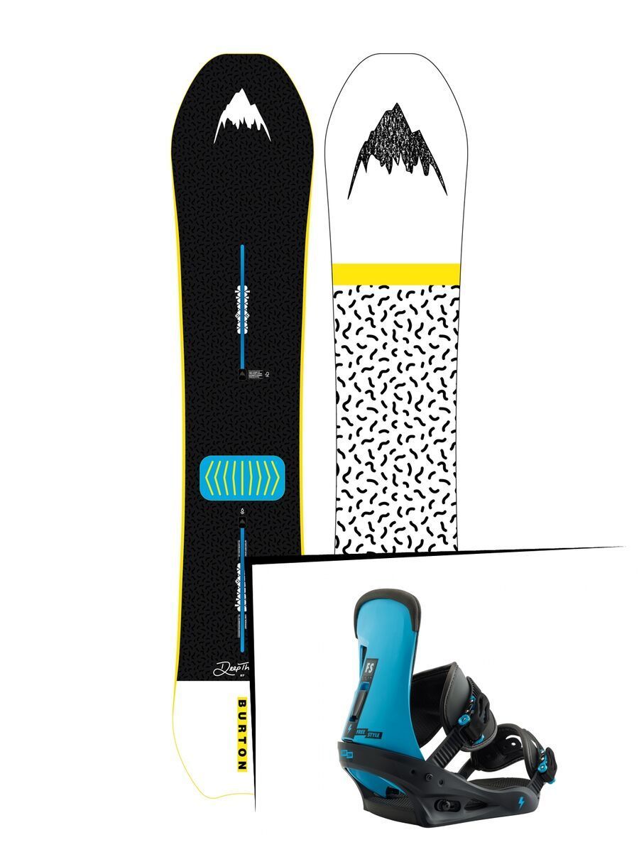 Set: Burton Deep Thinker 2019 +  Freestyle (2218426S) - Bild 1
