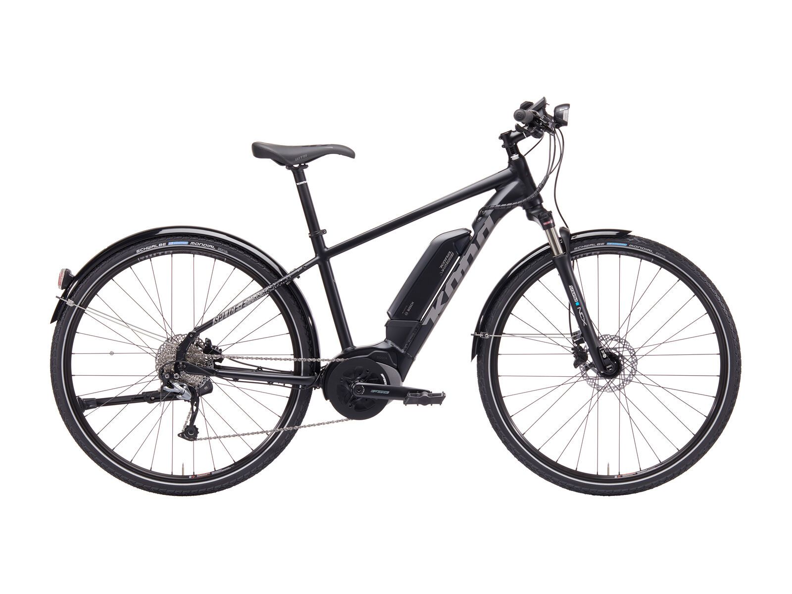 Kona Splice-E, matt black w/ dark silver decals - Bild 1