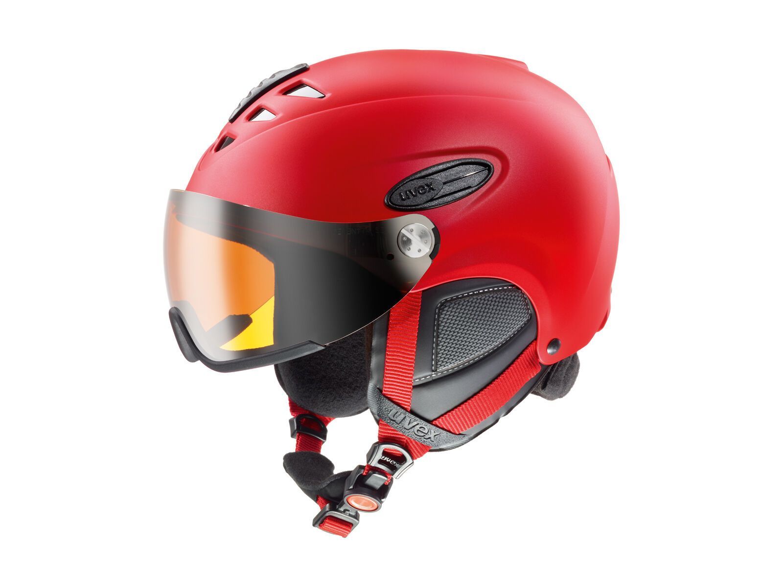 uvex hlmt 300 visor, red mat - Bild 1