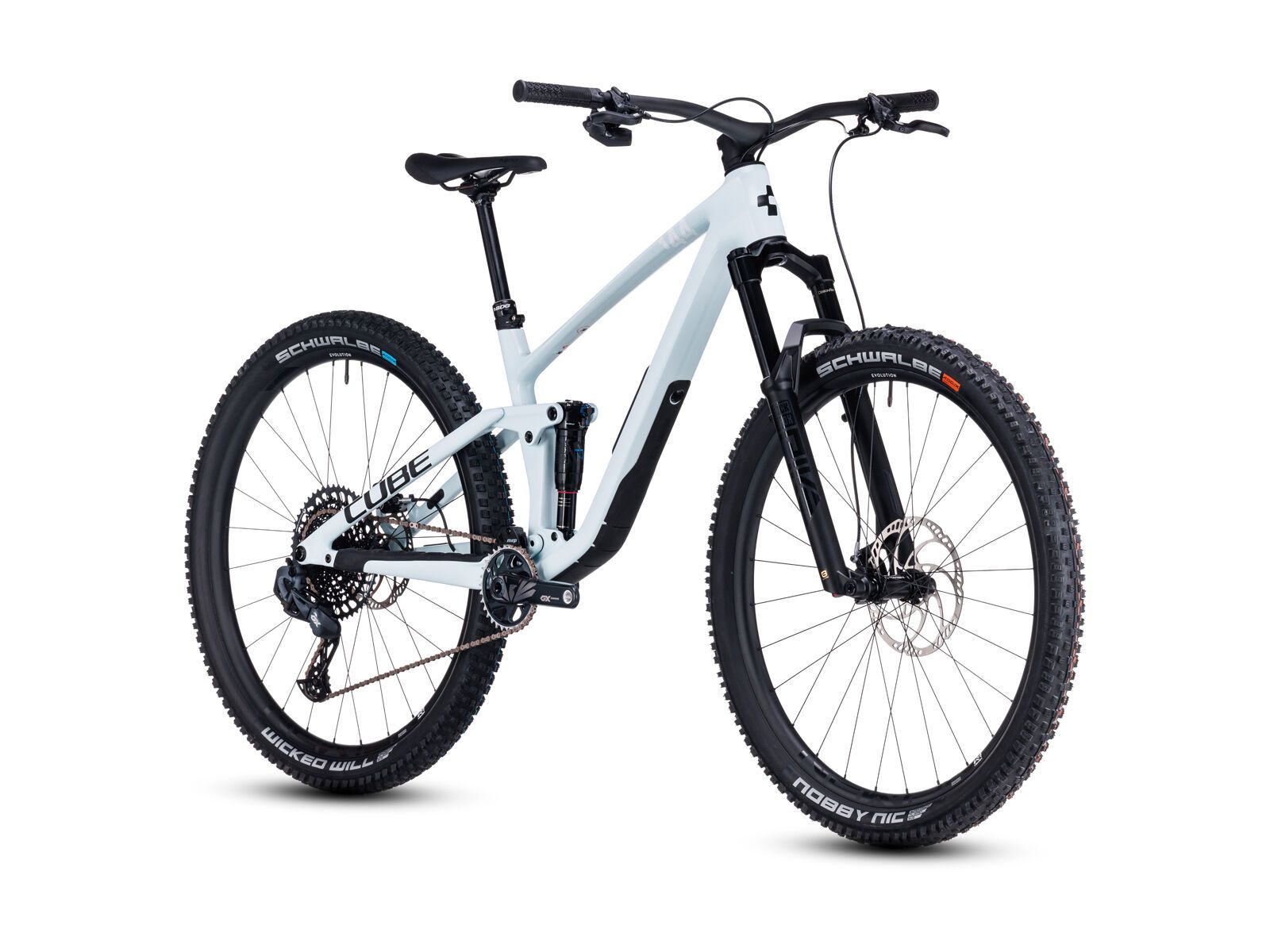 Cube Stereo One44 C:68X SLX, frostwhite´n´black - Bild 2