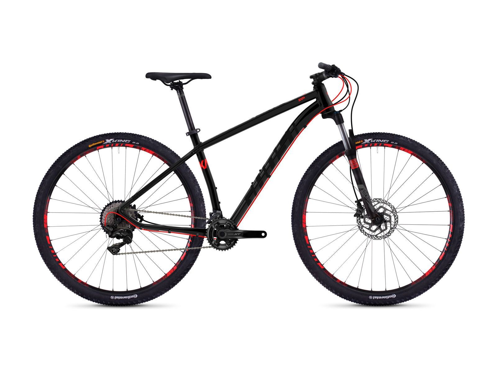 Ghost Kato 9.9 AL, night black/neon red - Bild 1
