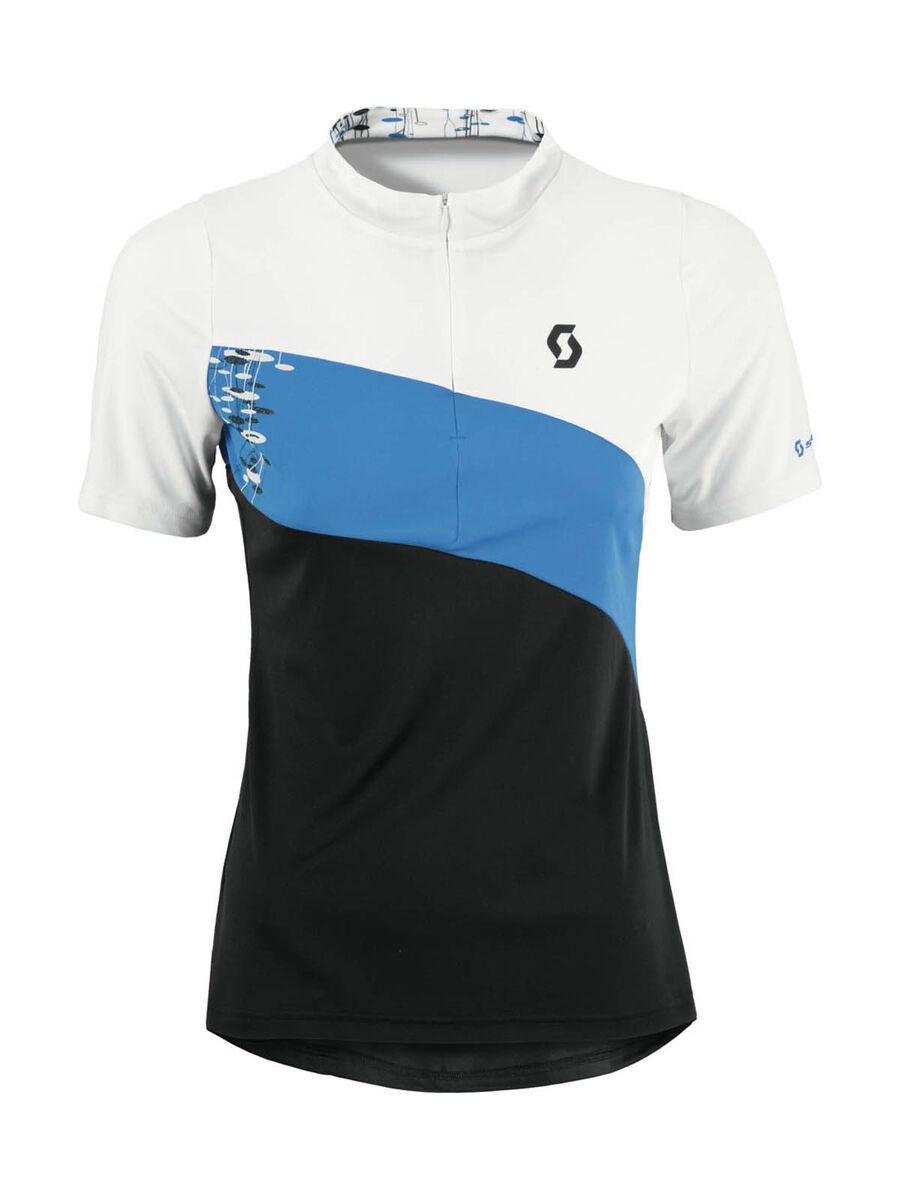 Scott Shirt Womens Sky Graphic s/sl, white/black - Bild 1