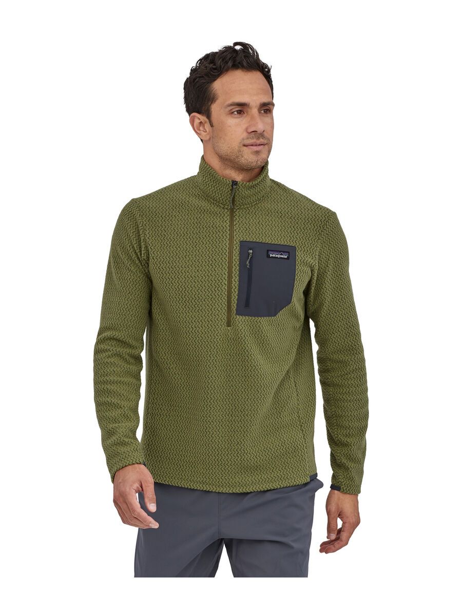 Patagonia Men's R1 Air Zip Neck, palo green - Bild 2