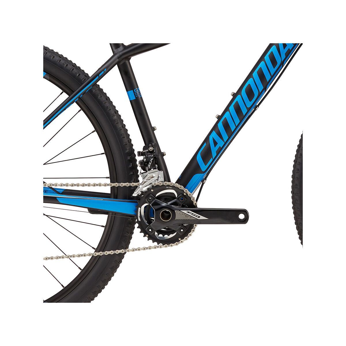 Cannondale F-Si 3 27.5, matte jet black w/ gloss ultra blue - BLU - Bild 3