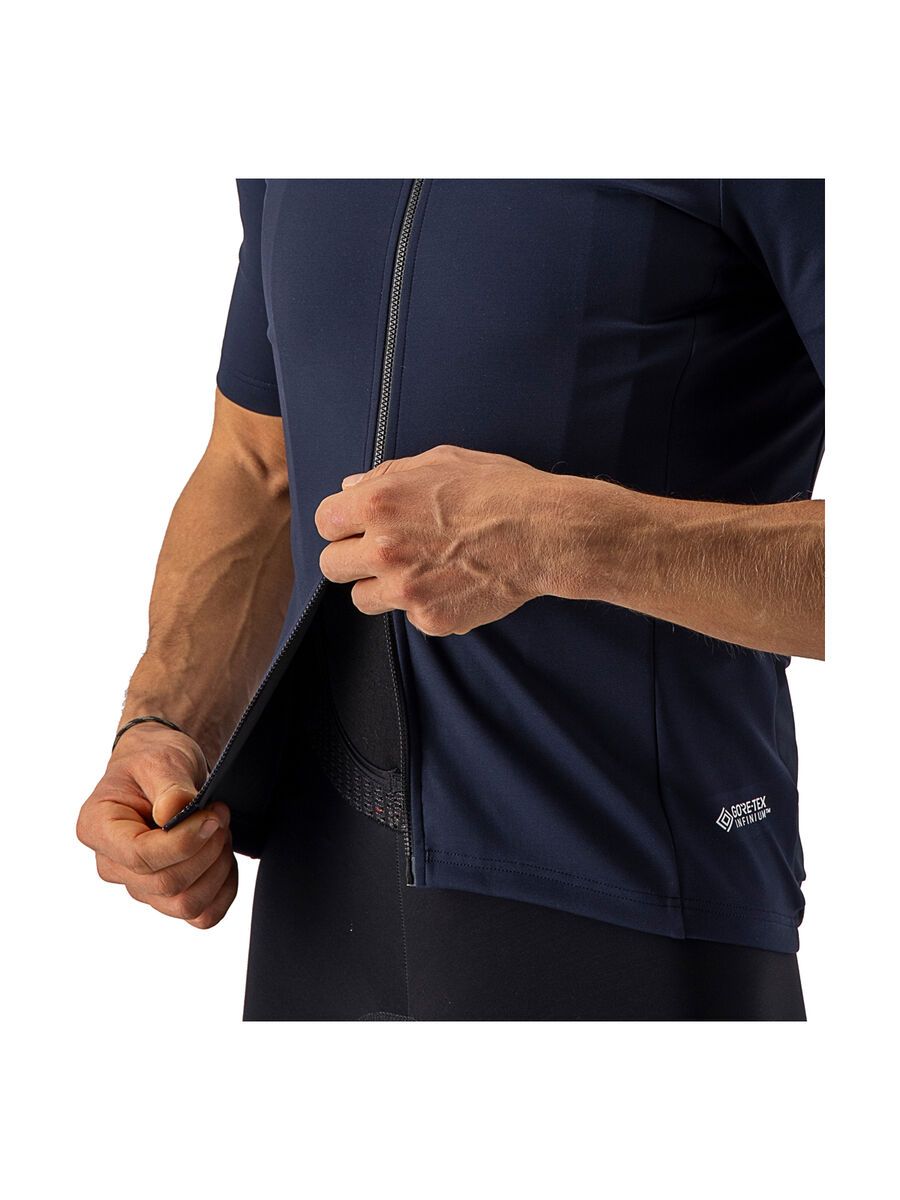 Castelli Perfetto RoS 2 Wind Jersey, savile blue - Bild 6