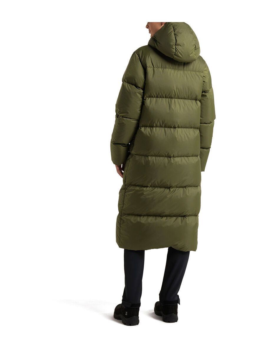 Haglöfs Long Down Parka Women, olive green - Bild 5