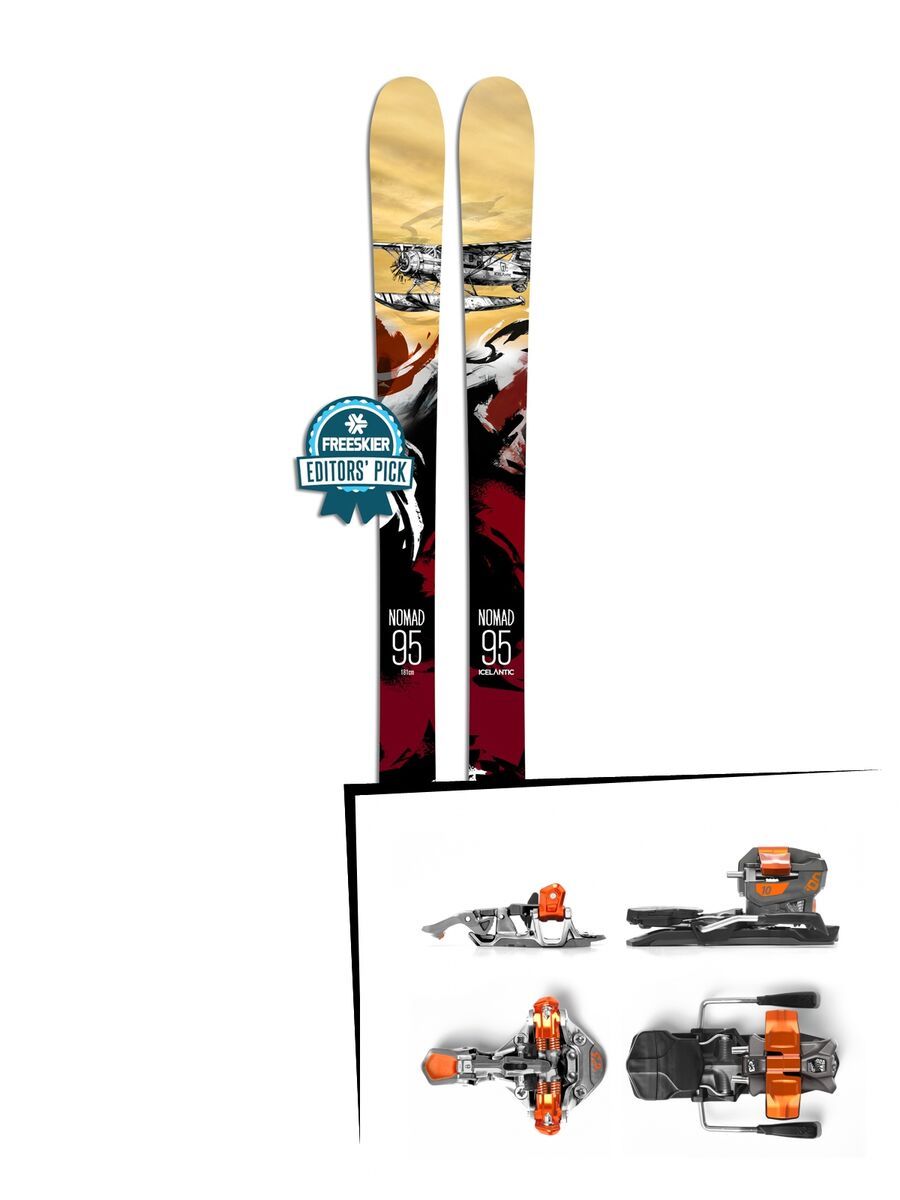 Set: Icelantic Nomad 95 2018 + G3 Ion 10 - Bild 1