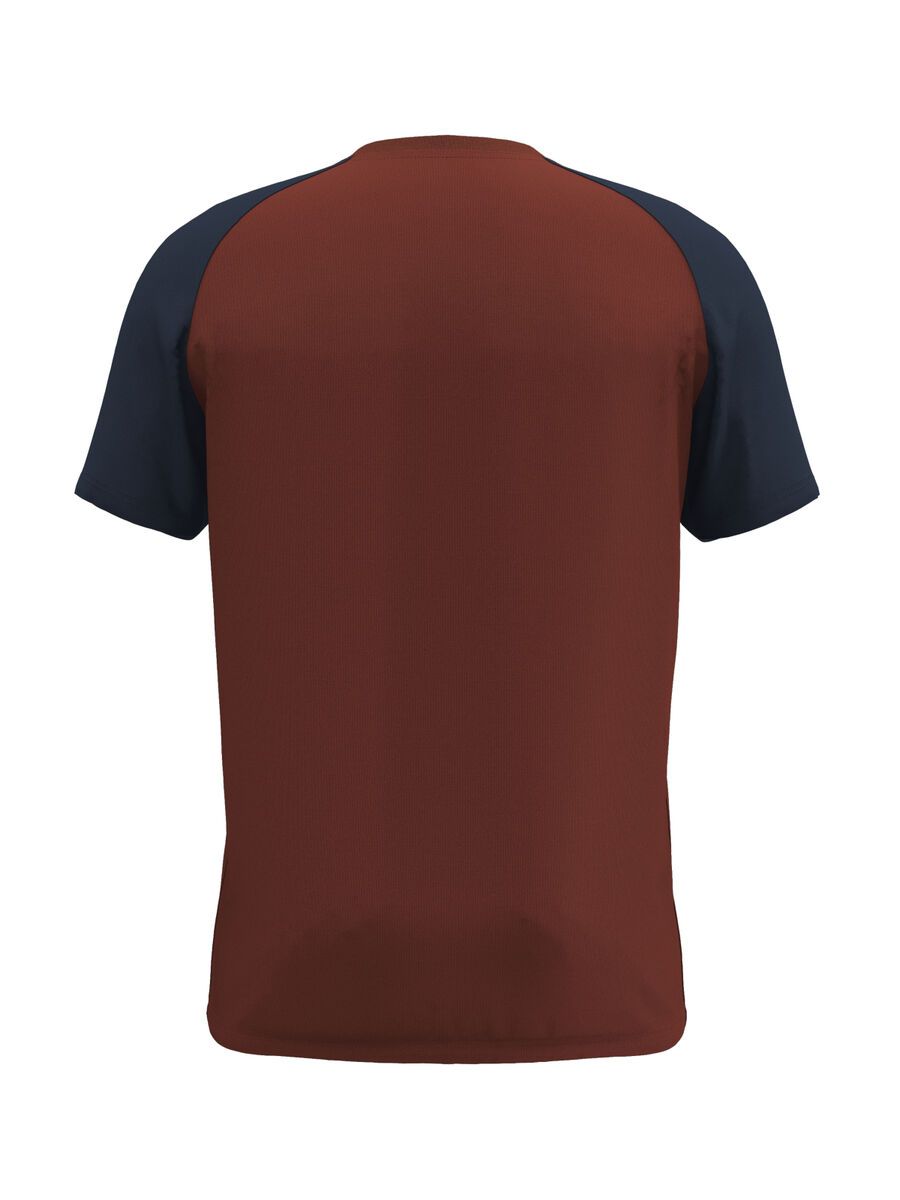 Scott 10 Icon Raglan S/SL Tee, rust red/midnight blue - Bild 2