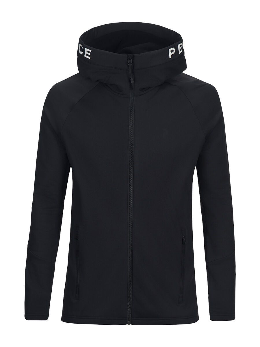 Peak Performance Rider Zip Hood, black - Bild 1