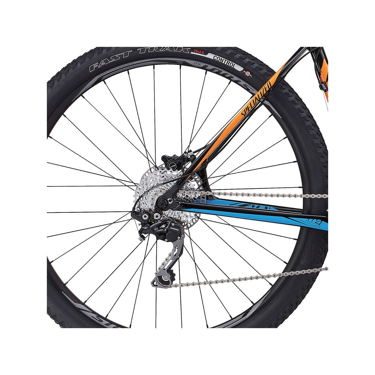 Specialized Crave 29, gloss black/cyan/gallardo orange - Bild 4