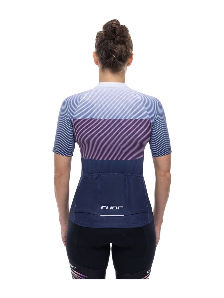 Cube Teamline WS Trikot CMPT kurzarm, blue´n´violet - Bild 4