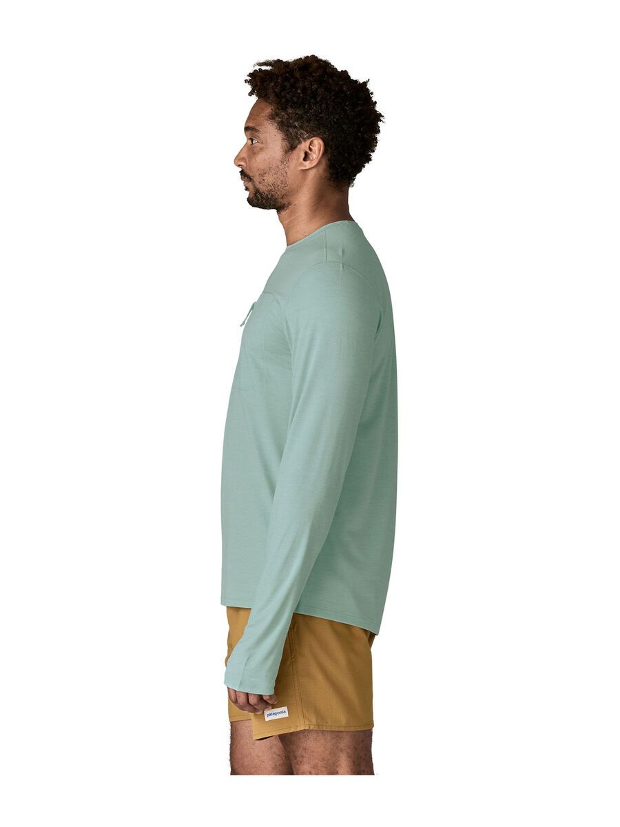 Patagonia Men's Long-Sleeved Capilene Cool Sun Shirt, thermal blue/thin ice x-dye - Bild 3