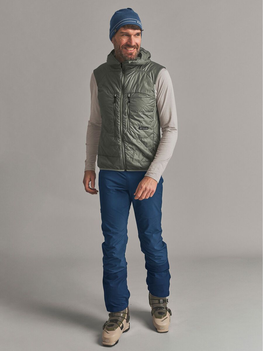 Ortovox Venet Swisswool 60 Vest M, dark sage - Bild 3