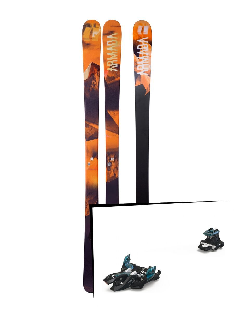 Set: Armada Invictus 85 2018 + Marker Alpinist 9 black/turquoise - Bild 1