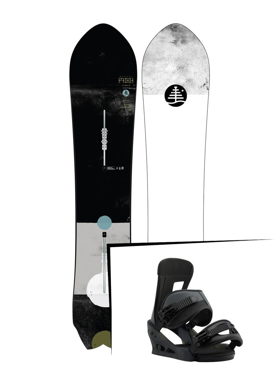 Set: Burton Family Tree Mystery Fish 2019 + Burton Freestyle black matte - Bild 1