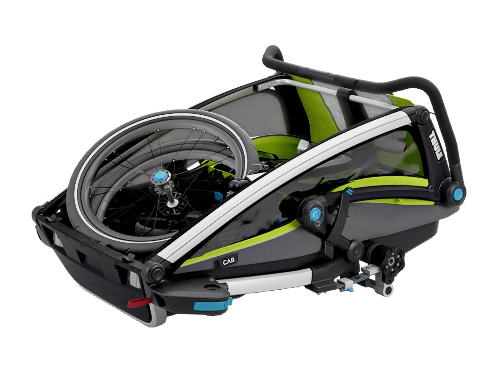 Thule Chariot Cab 2, chartreuse - Bild 5