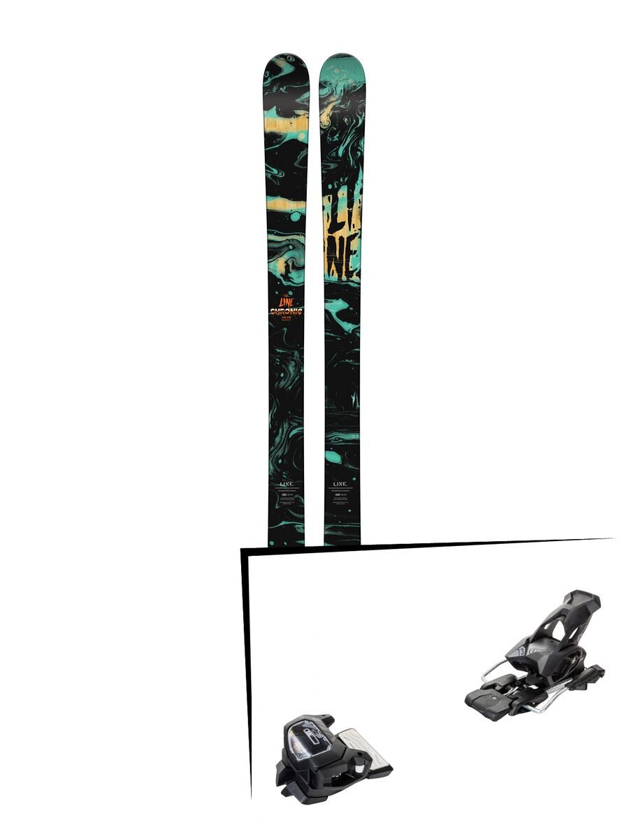 Set: Line Chronic 2018 + Tyrolia Attack² 13 GW solid black - Bild 1