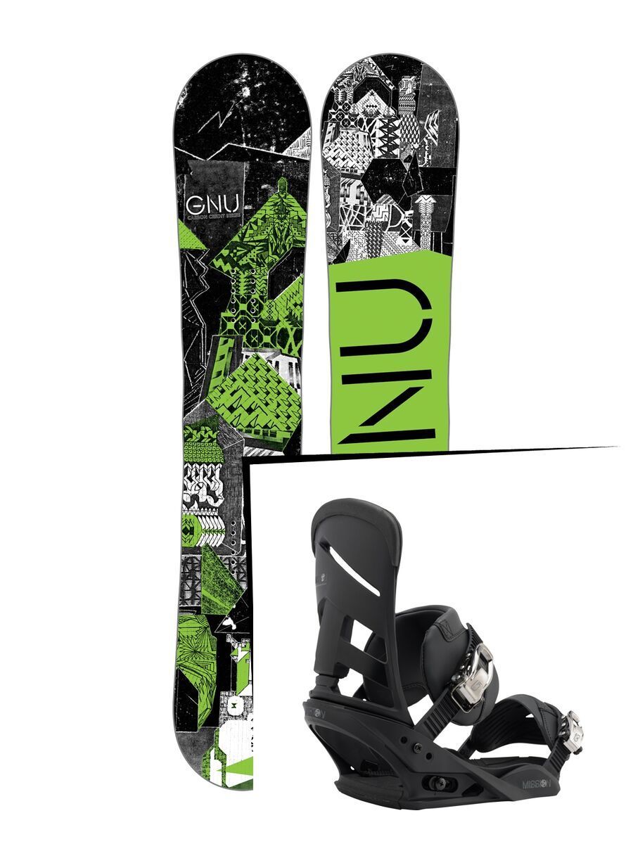 Set: Gnu Carbon Credit 2017 + Burton Mission (1712873S) - Bild 1
