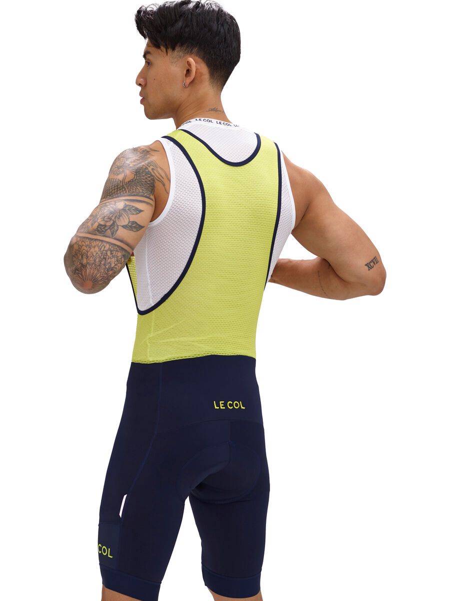 Le Col Sport Bib Shorts II, navy/lime - Bild 6