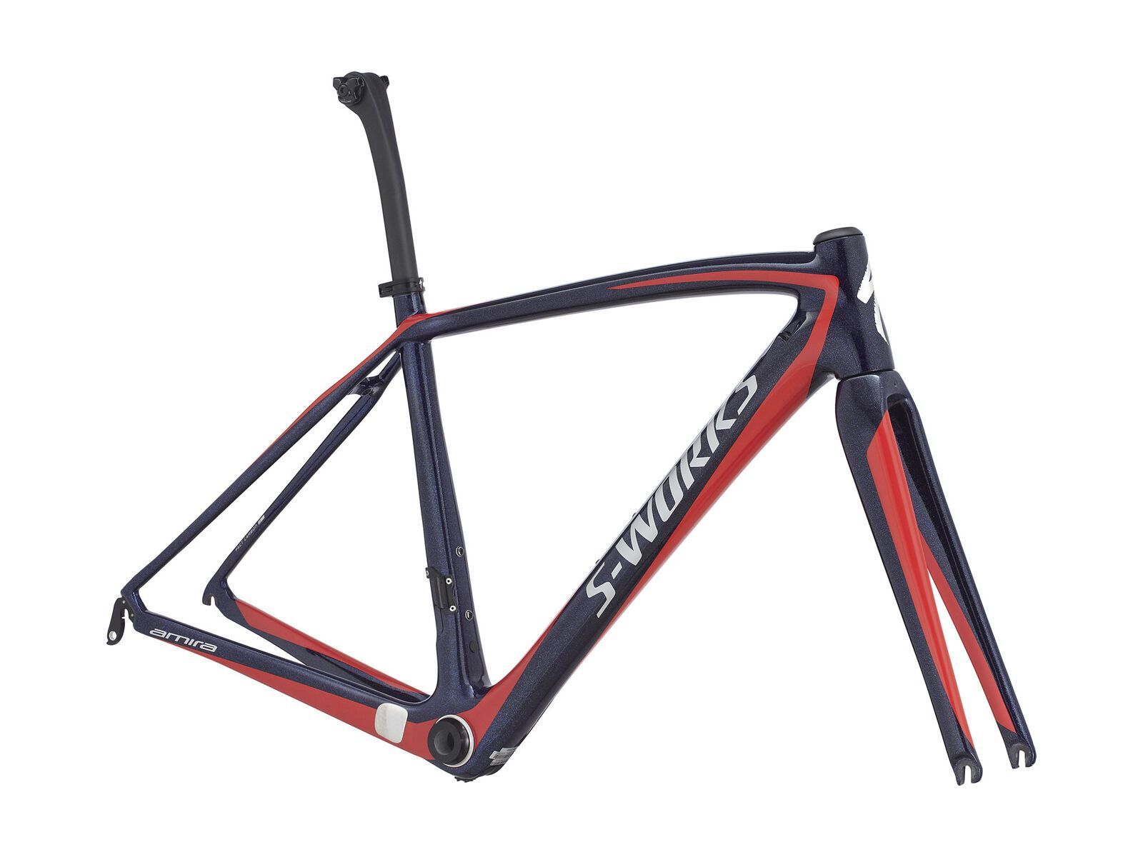 Specialized S-Works Amira SL4 Frameset, nblblu/klsil/nordic red - Bild 1