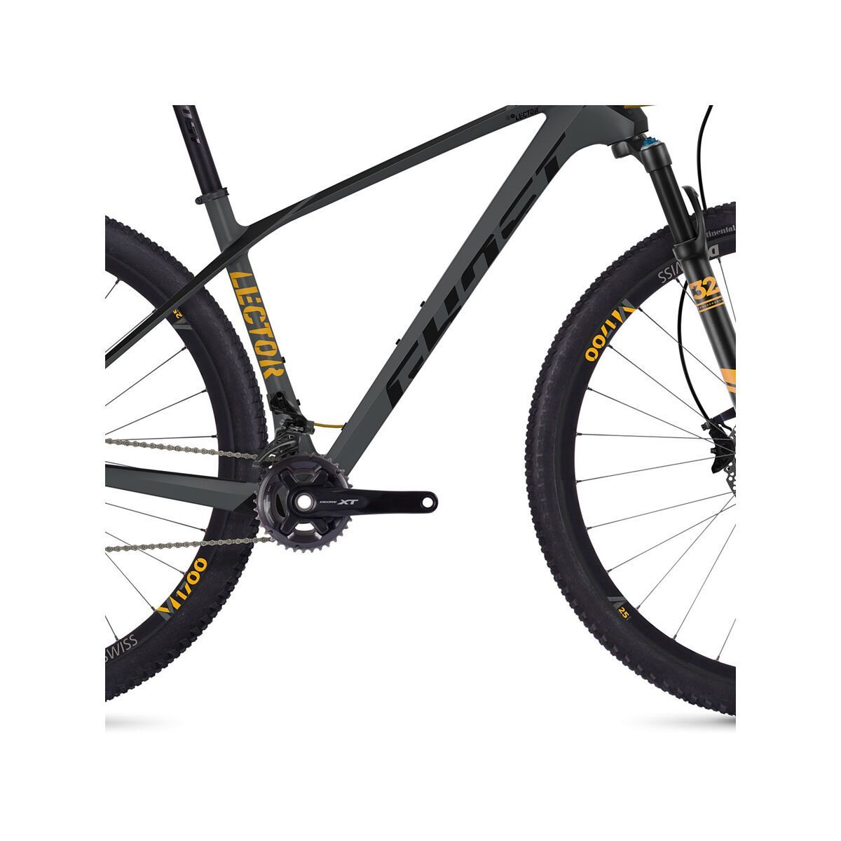 Ghost Lector 6.9 LC, titanium gray/night black/spectra yellow - Bild 3