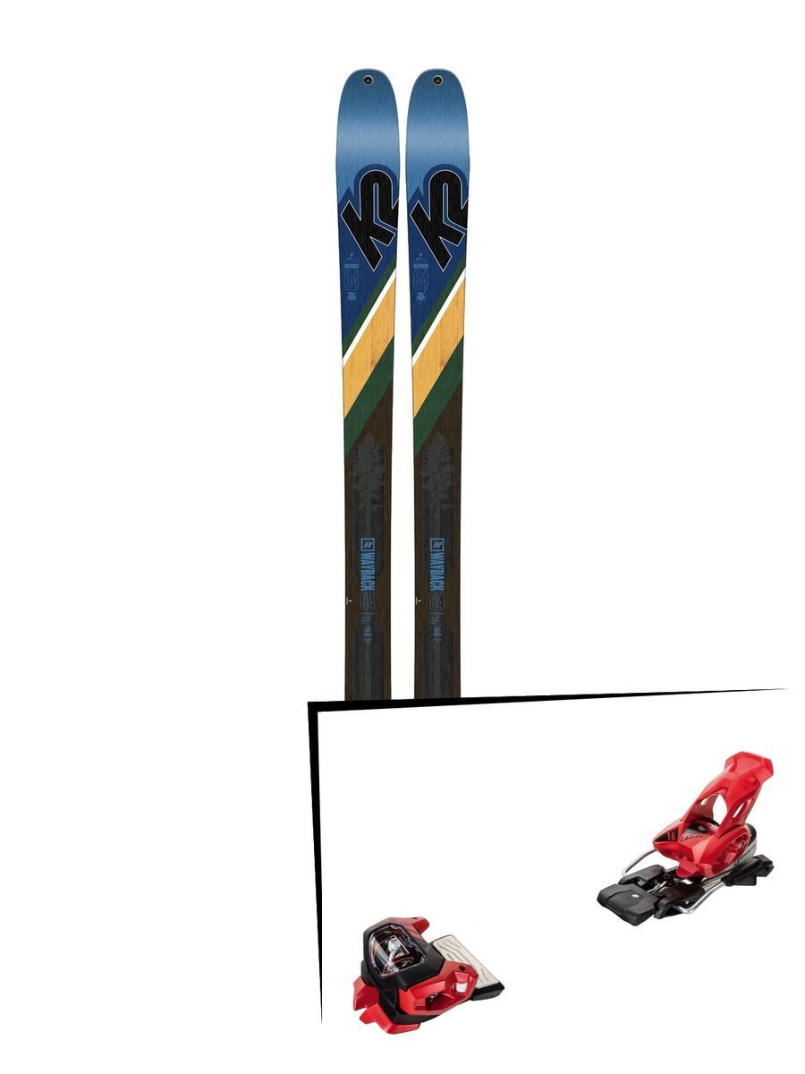 Set: K2 SKI Wayback 84 2019 + Tyrolia Attack² 16 GW red - Bild 1