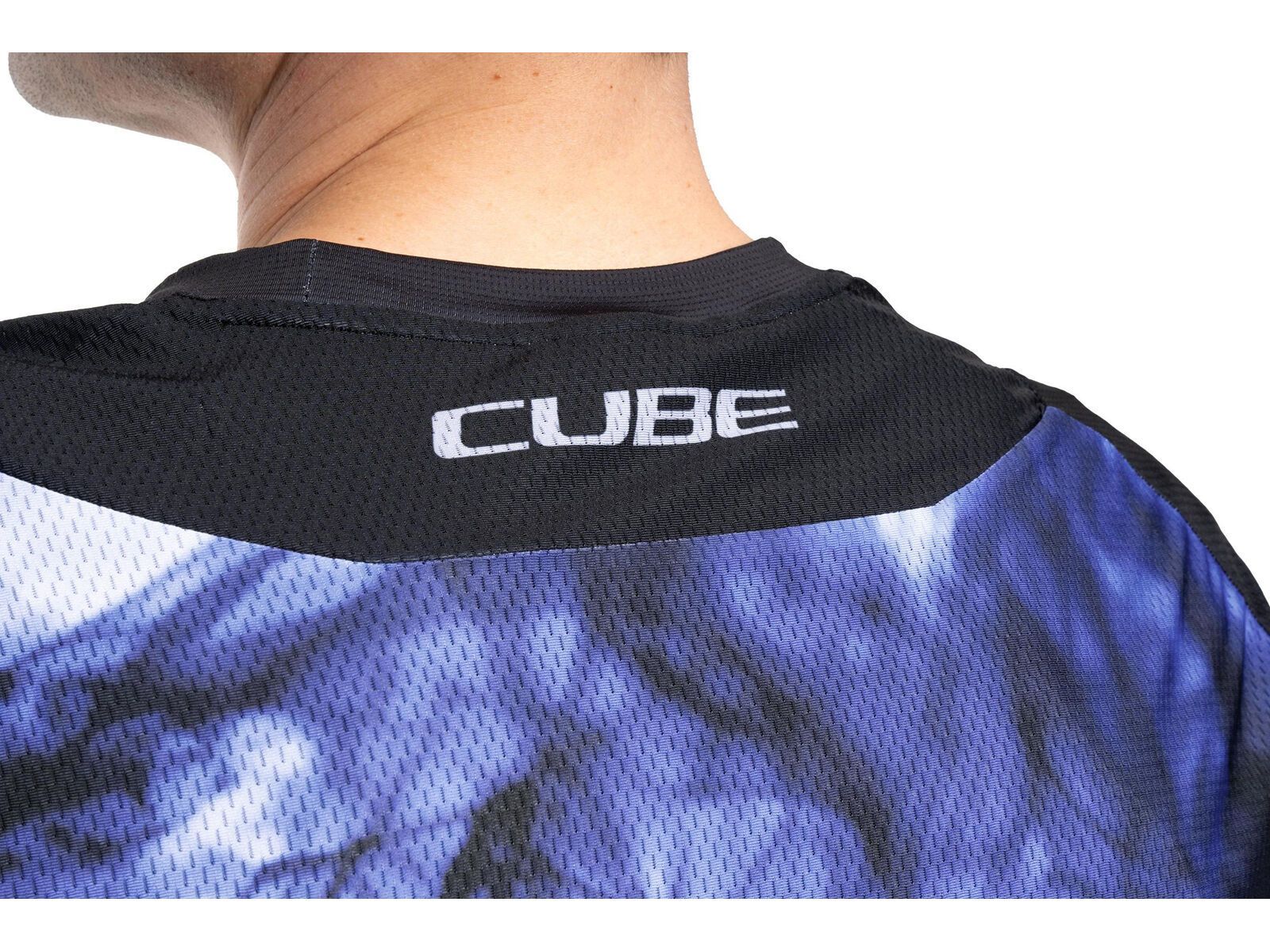 Cube MTB Trikot Artline kurzarm, blue´n´black - Bild 4