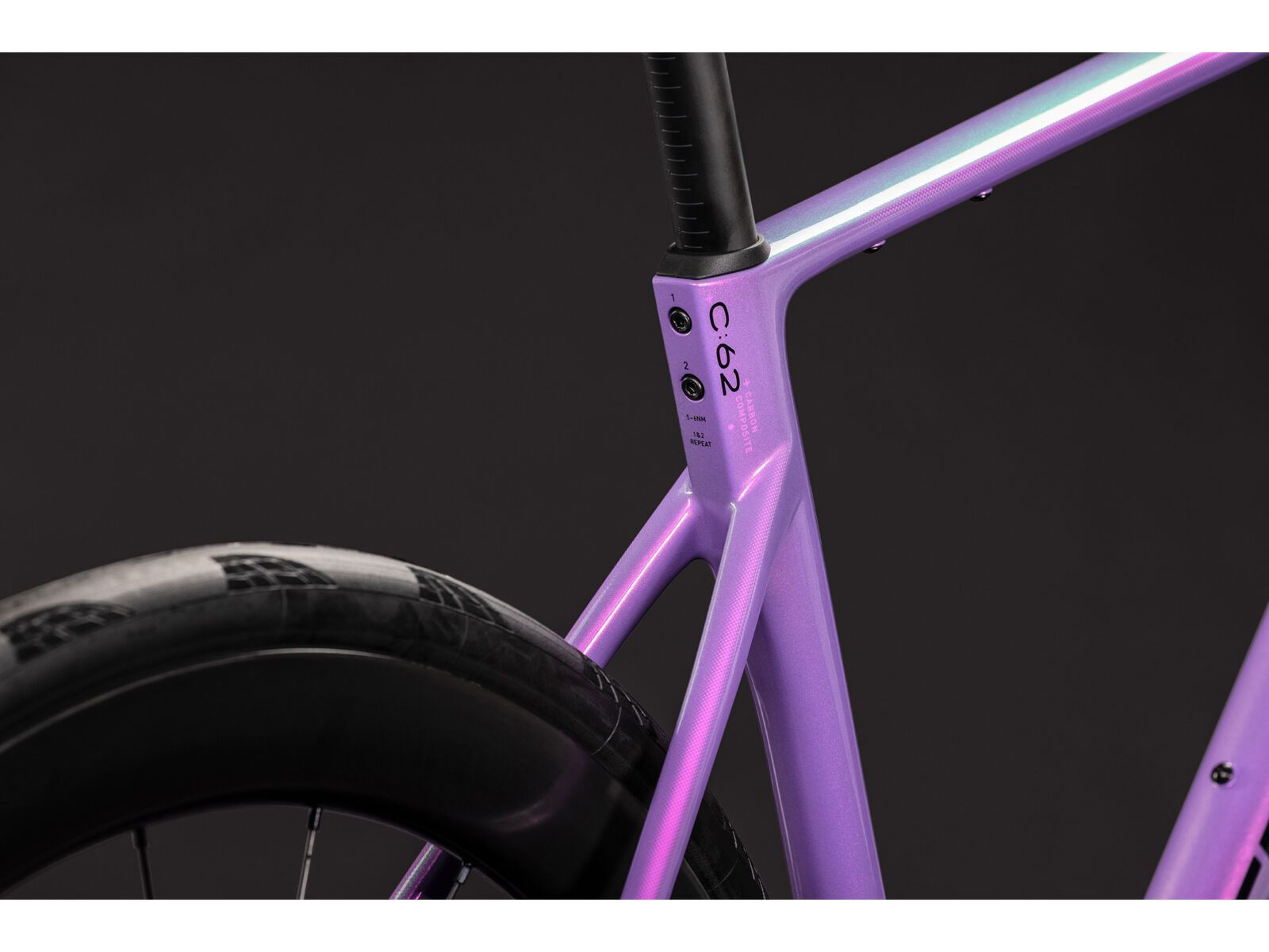 Cube Attain C:62 SLT, cosmicpurple´n´black - Bild 4