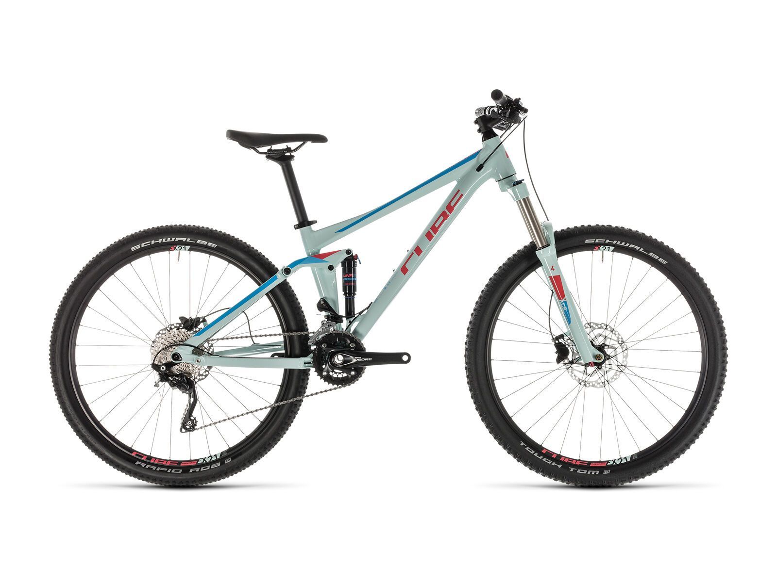 Cube Sting WS 120 EXC 27.5, lightblue´n´coral - Bild 1