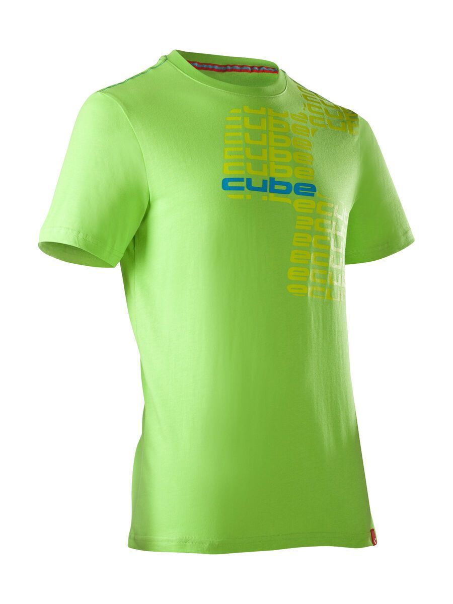 Cube T-Shirt Cube Lettered Icon, green - Bild 1