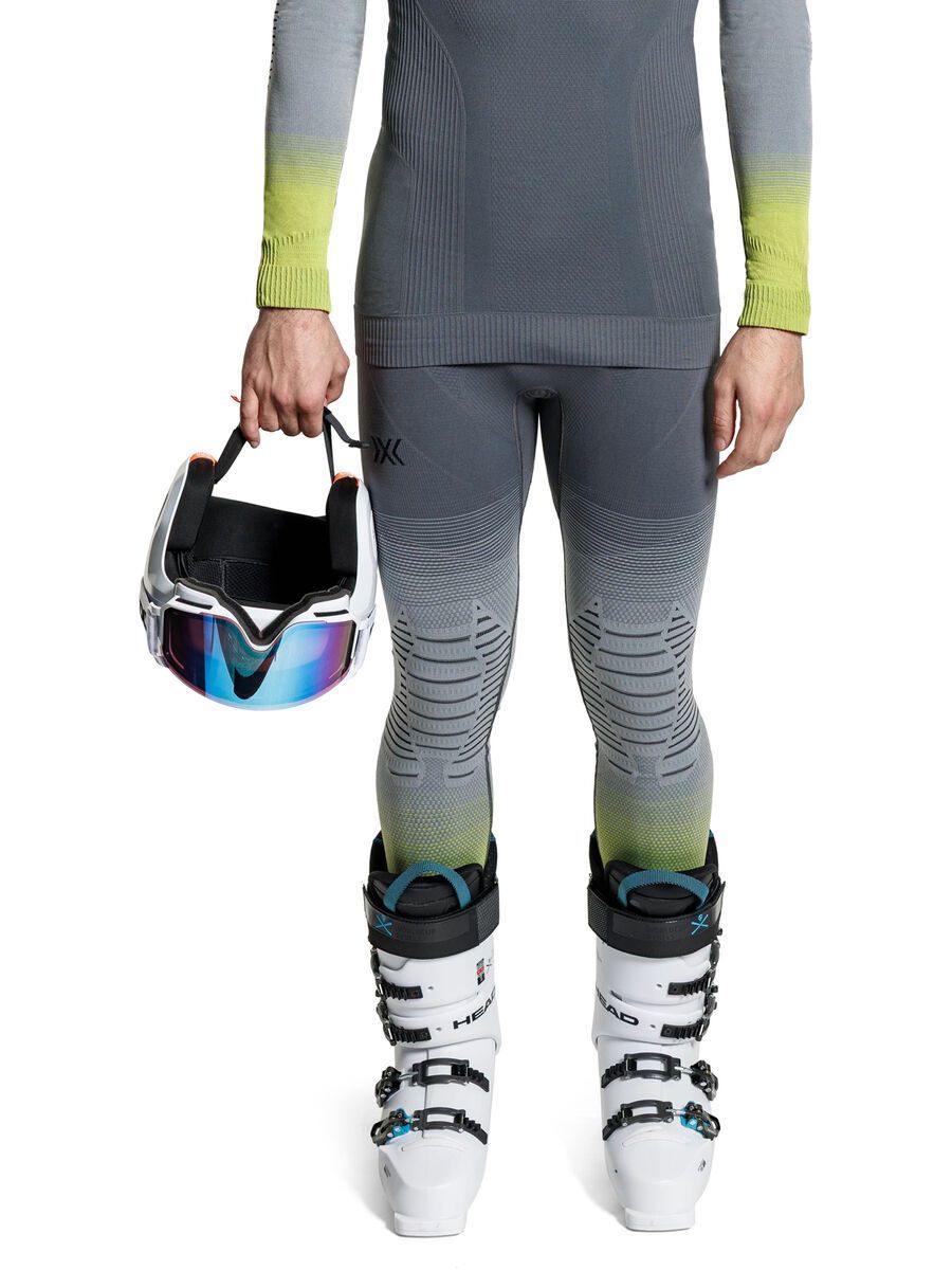 X-Bionic Invent Graphics Pants Men, rhino grey/light grey/canary - Bild 3