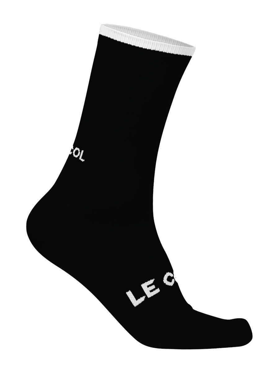 Le Col Tech Wool Cycling Socks, black/white - Bild 1