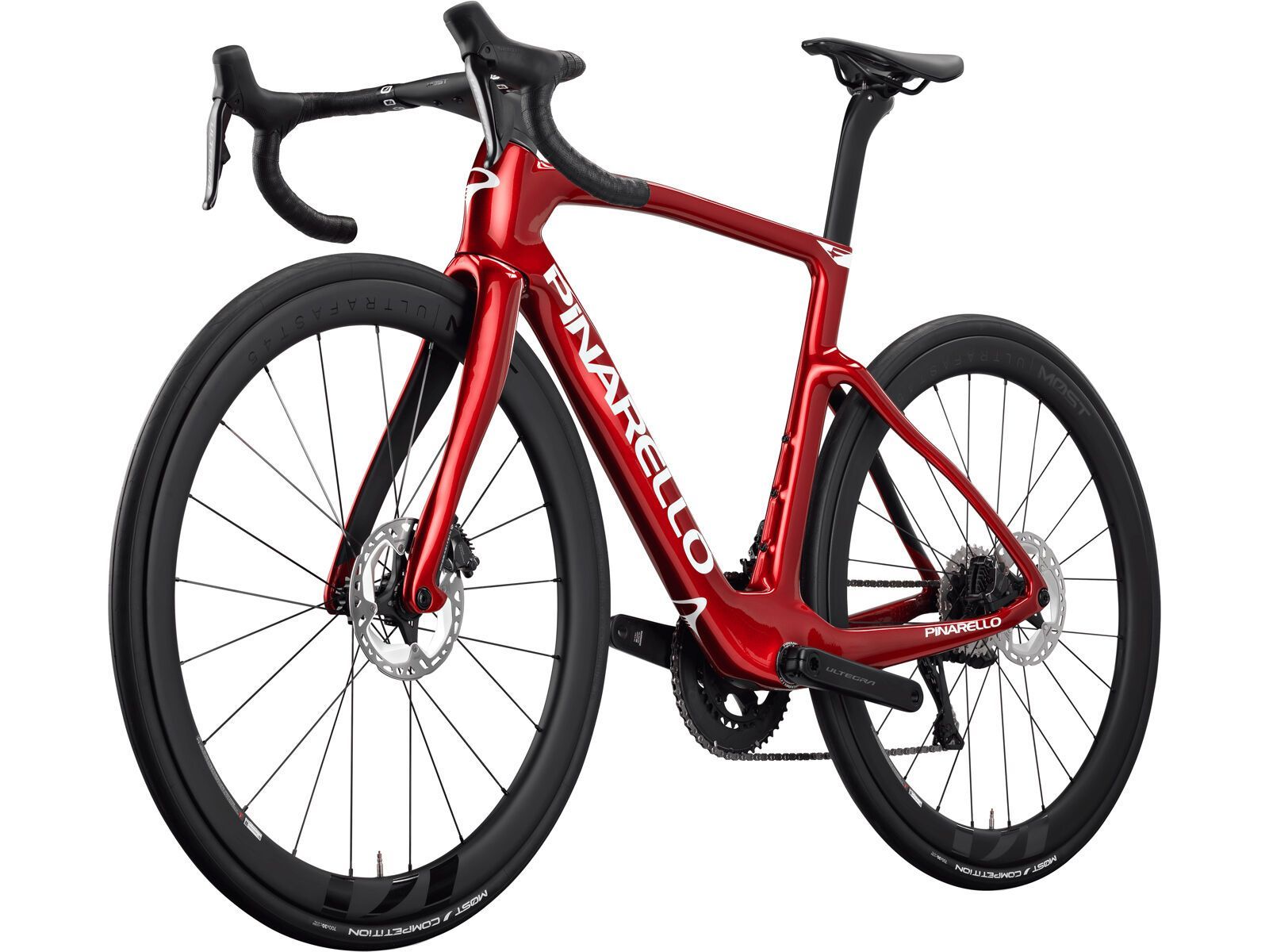 Pinarello F7 Ultegra Di2 2x12 / MOST Ultrafast 45, starry red shiny - Bild 3