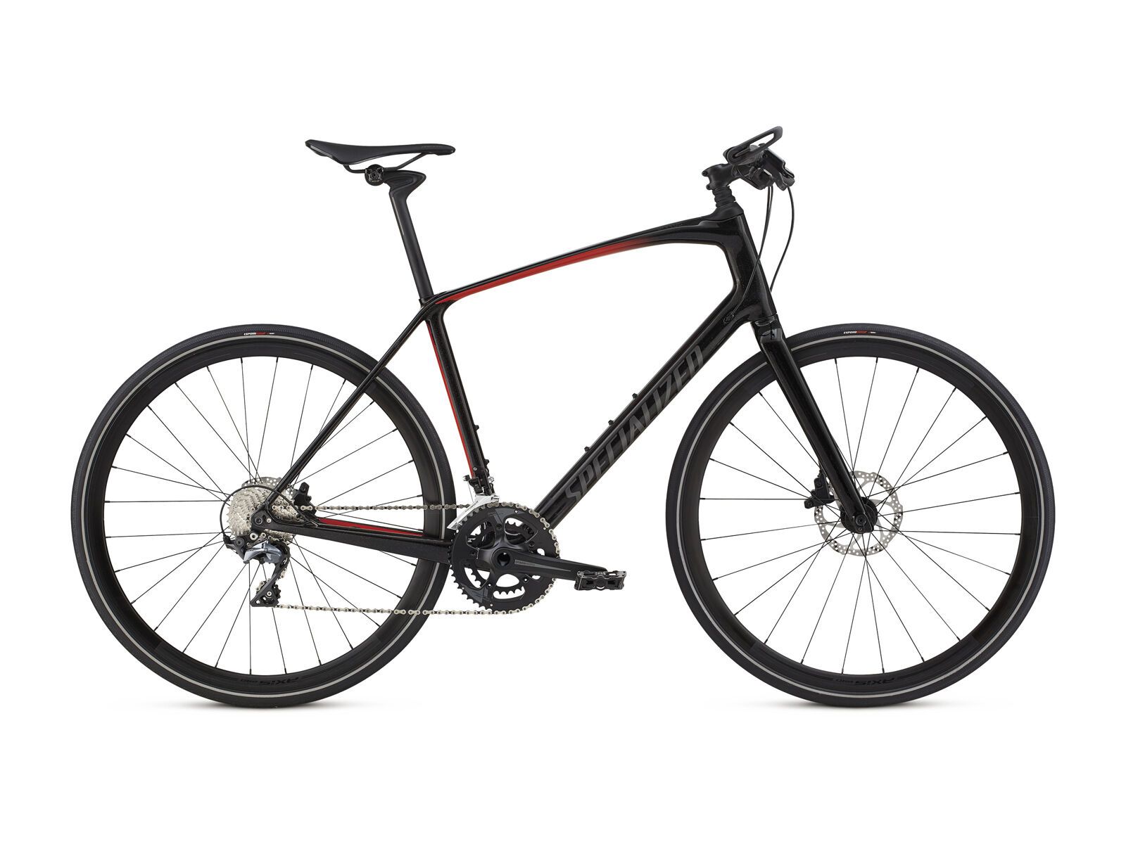 Specialized Sirrus Pro Carbon, cosmic black tint/rocket red/black reflective - Bild 1