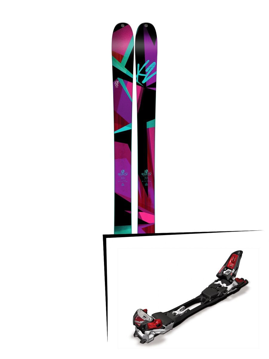 K2 SKI Set: Remedy 92 2016 + Marker F12 Tour - Bild 1