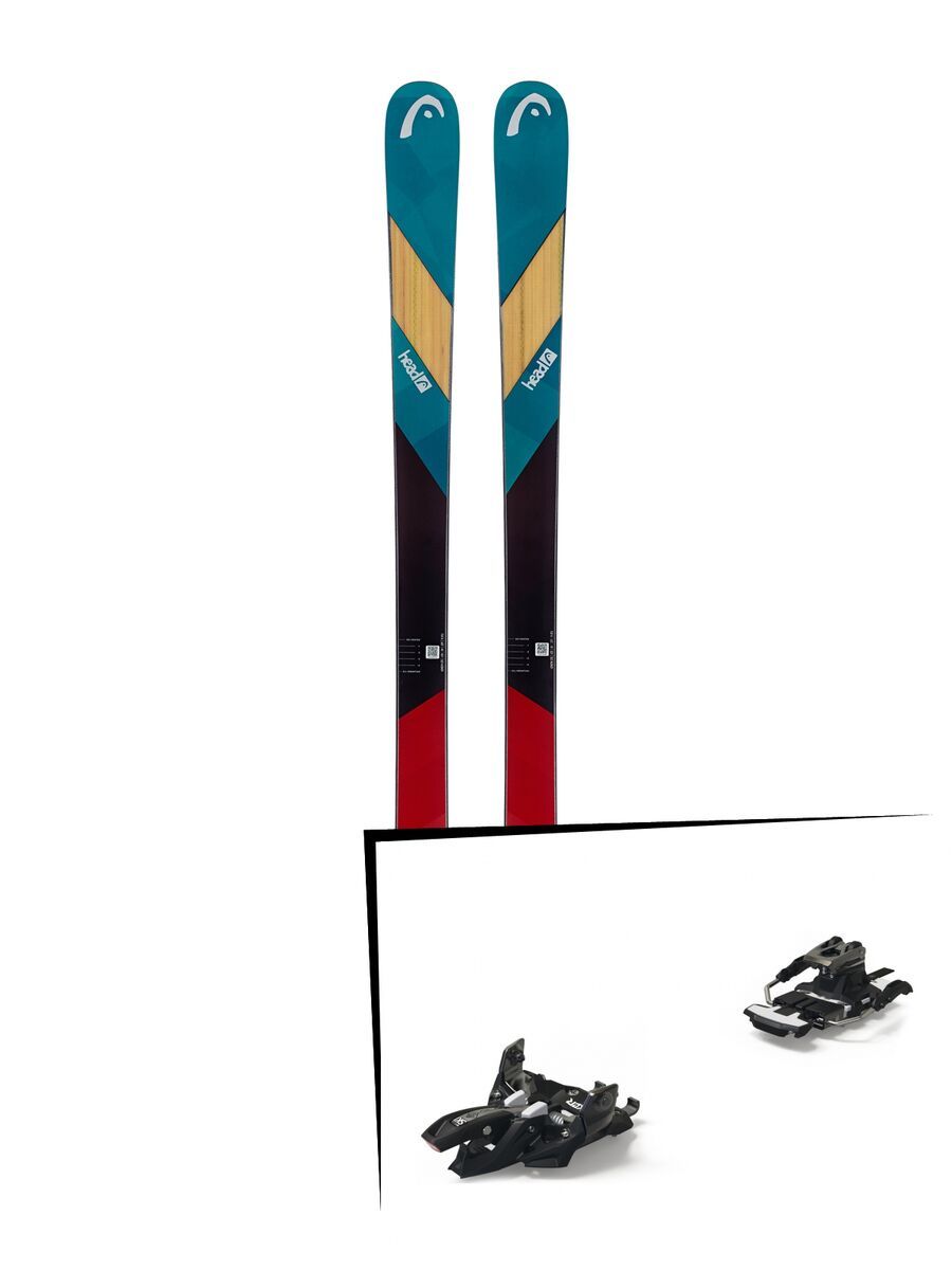 Set: Head Caddy 2019 + Marker Alpinist 9 Long Travel black/titanium - Bild 1