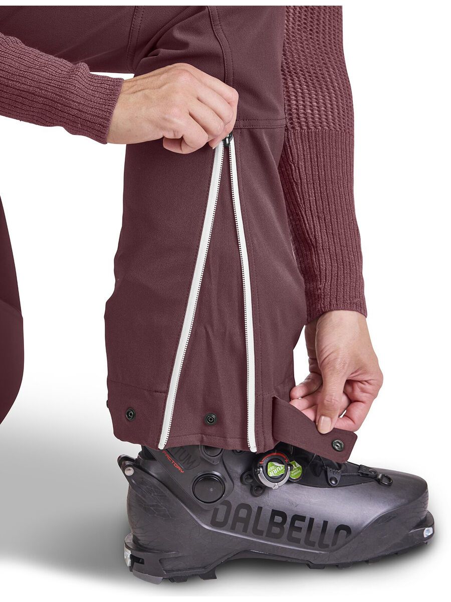 Ortovox Merino Naturtec Light Col Becchei Pants W, dark arctic grey - Bild 4