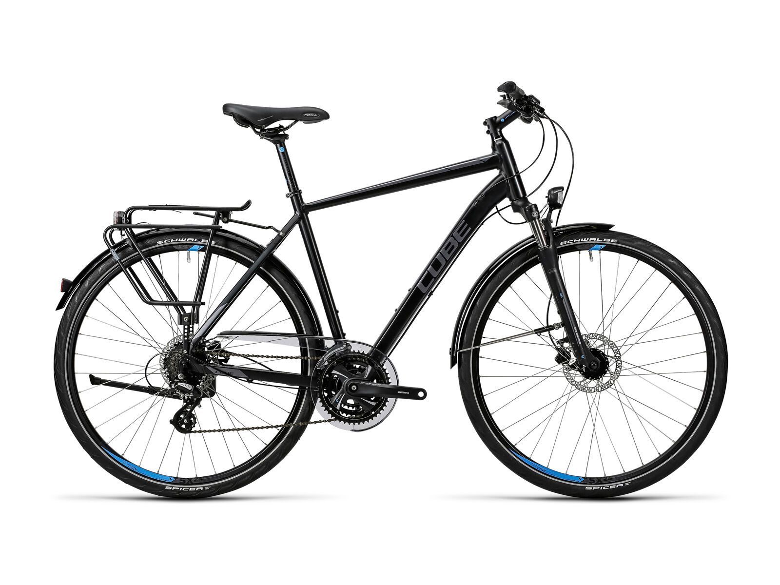 Cube Touring Pro, black grey blue - Bild 1