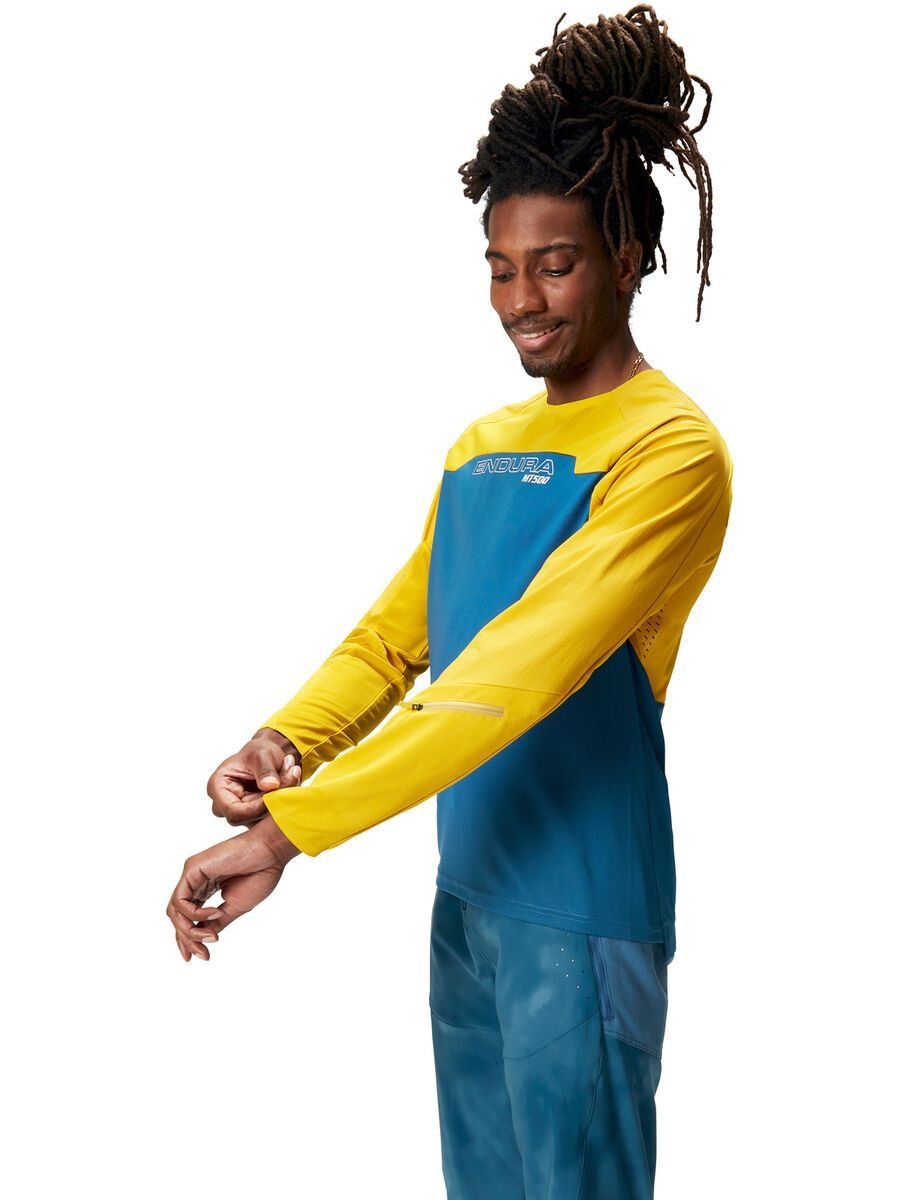 Endura MT500 Burner Trikot (Langarm), stahlblau - Bild 4