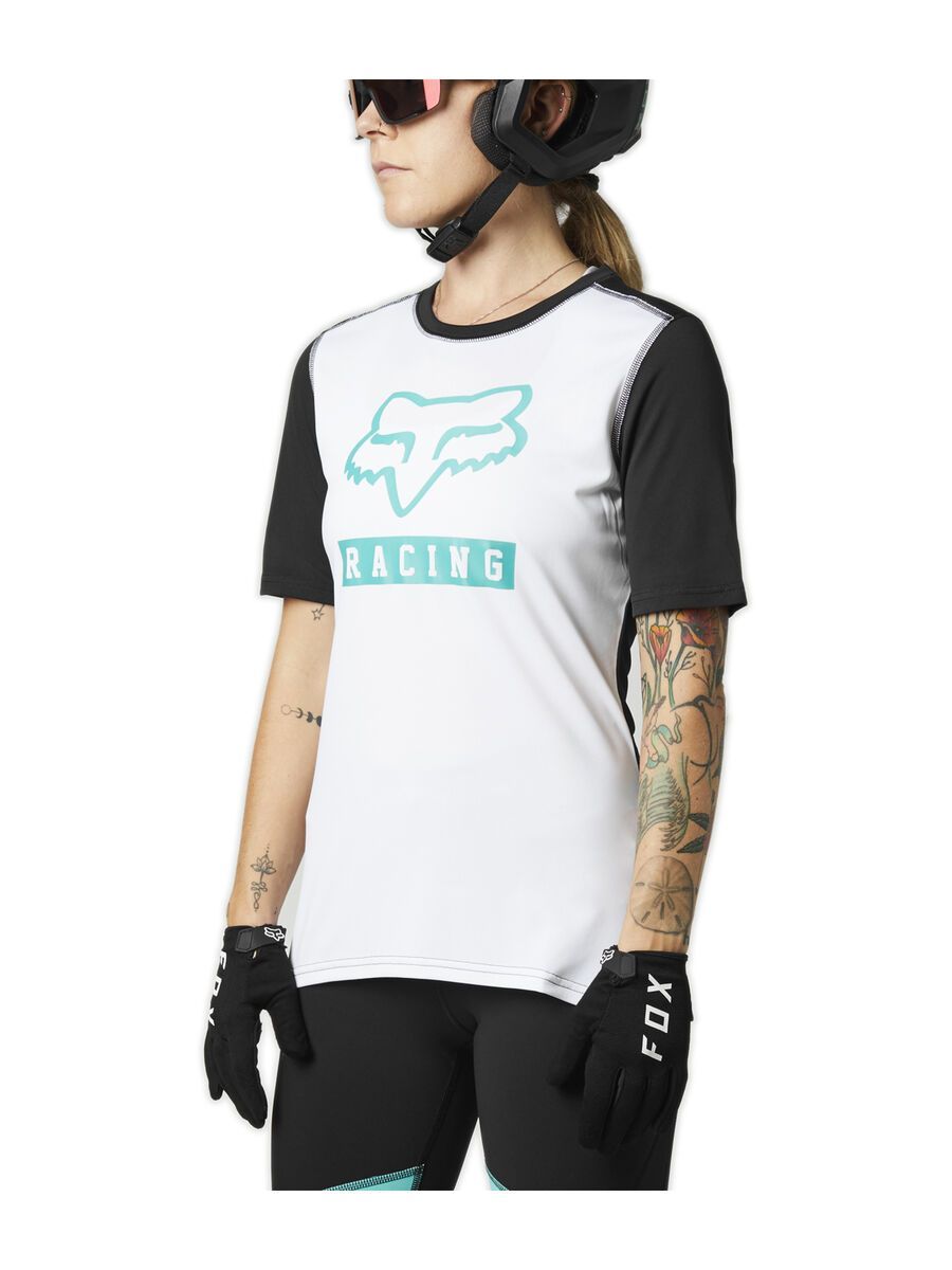 Fox Womens Ranger SS Jersey, white/black - Bild 3
