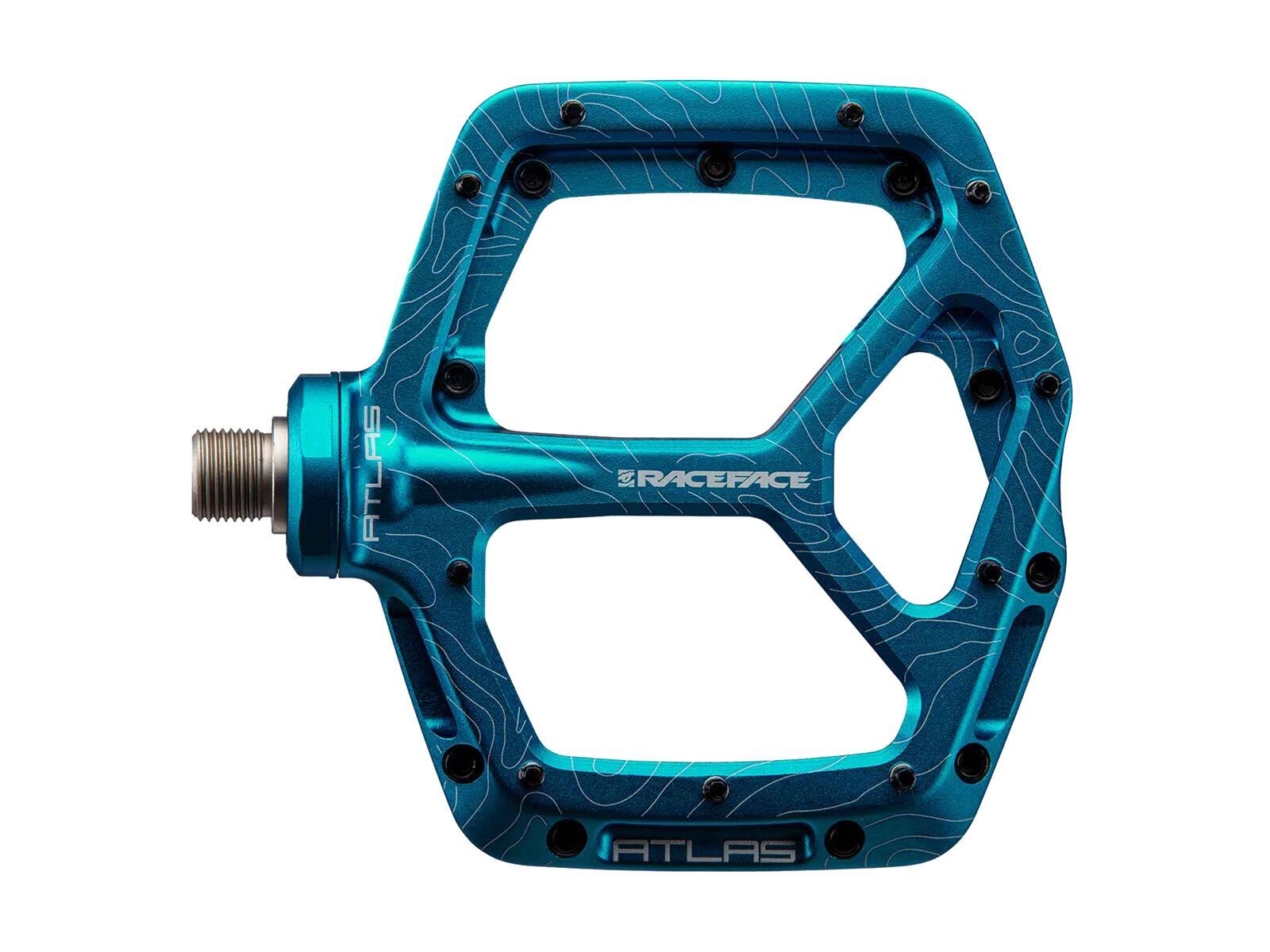 Race Face Atlas Pedals, turquoise - Bild 2