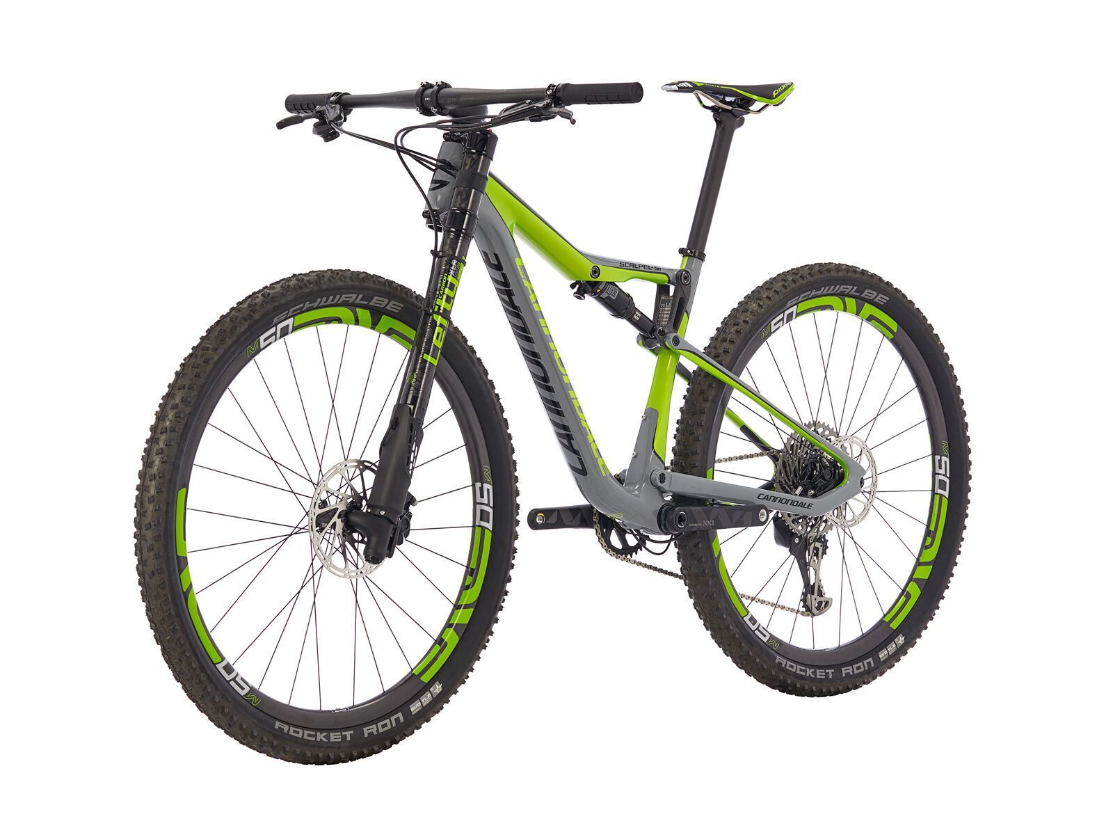 Cannondale Scalpel-Si Team 29, stealth gray w/ jet black and acid green - gloss (SGY) - Bild 4