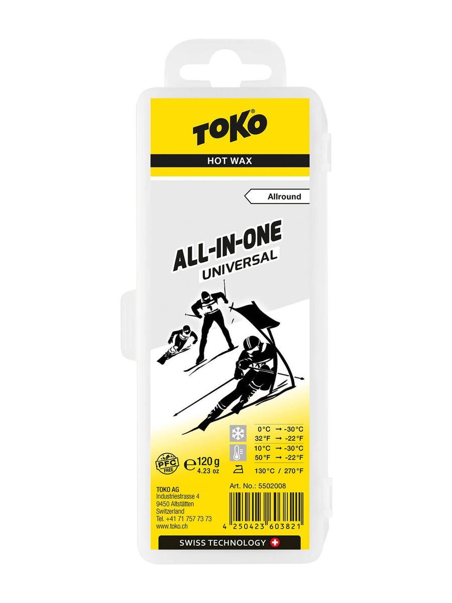 Toko All-in-One Hot Wax Universal - 120 g - Bild 1
