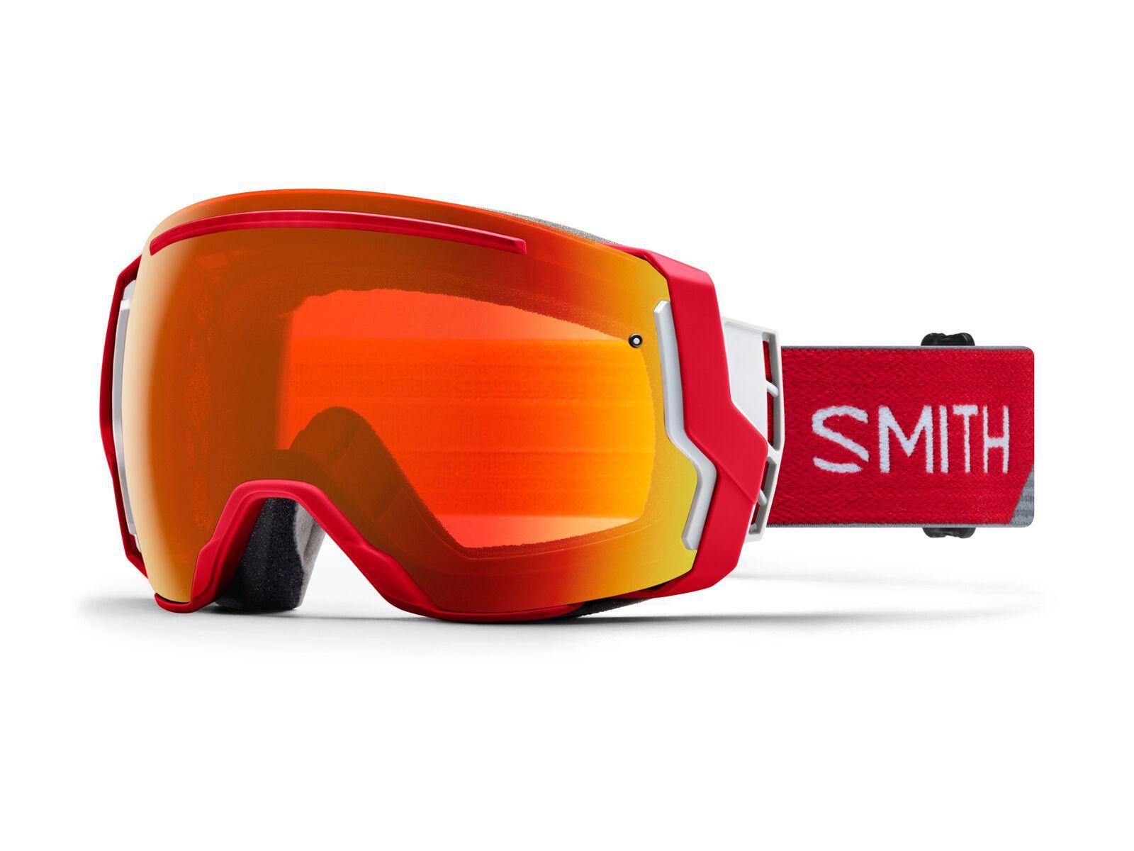 Smith I/O 7 inkl. Wechselscheibe, fire split/Lens: everyday red mirror chromapop/storm rose flash - Bild 1