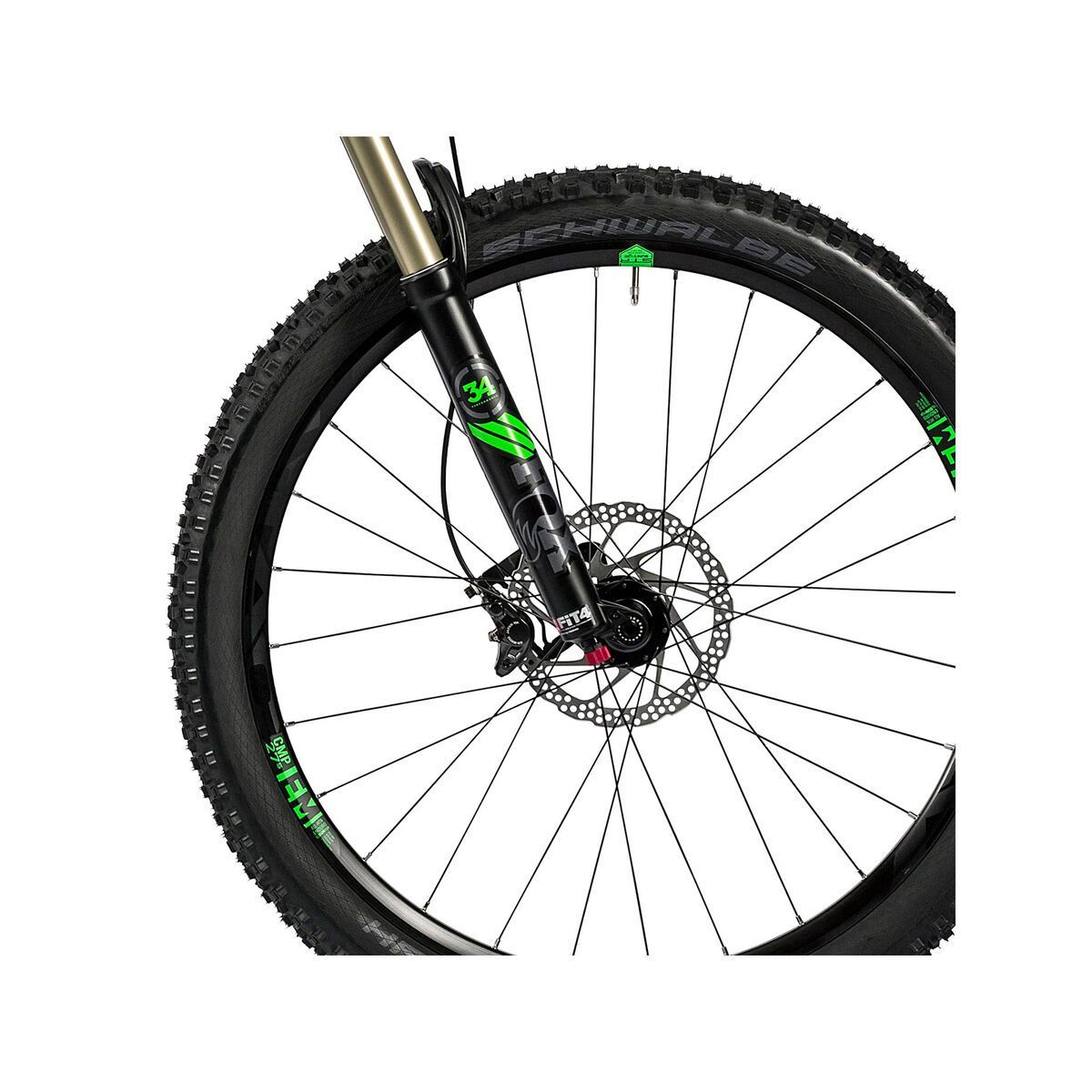 Cube Stereo 160 C:62 Race 27.5, carbon´n´green - Bild 2
