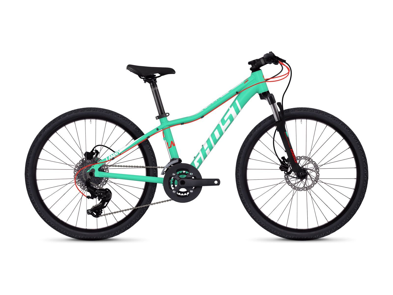 Ghost Lanao D4.4 AL, jade blue/star white/neon red - Bild 1