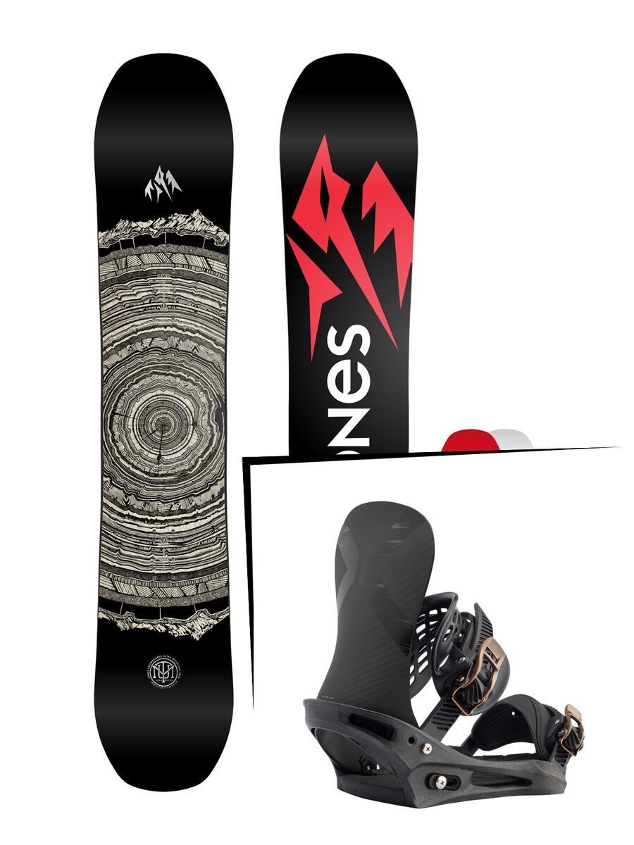 Set: Jones Ultra Mountain Twin 2017 + Burton X-Base (1712954S) - Bild 1