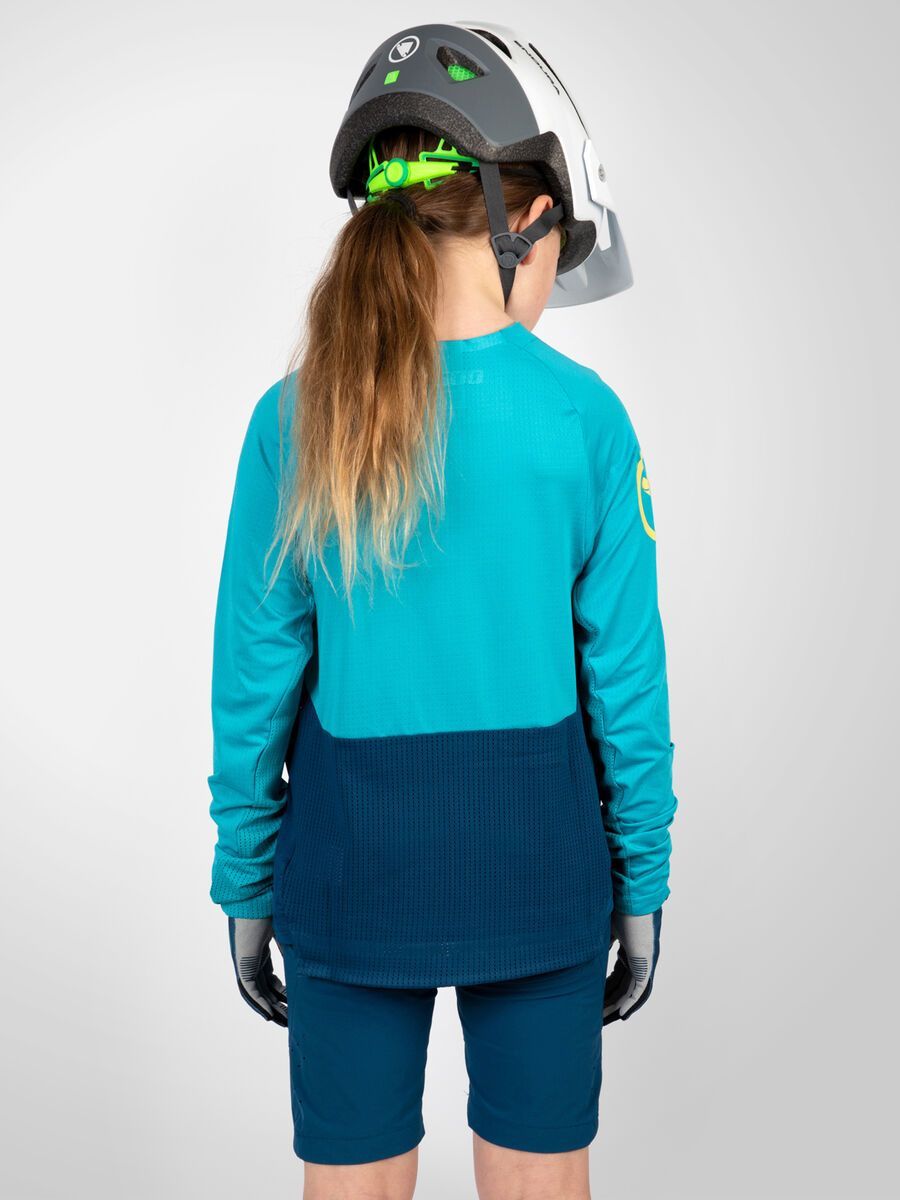 Endura Kinder MT500 Burner Trikot (langarm), blaubeere - Bild 5